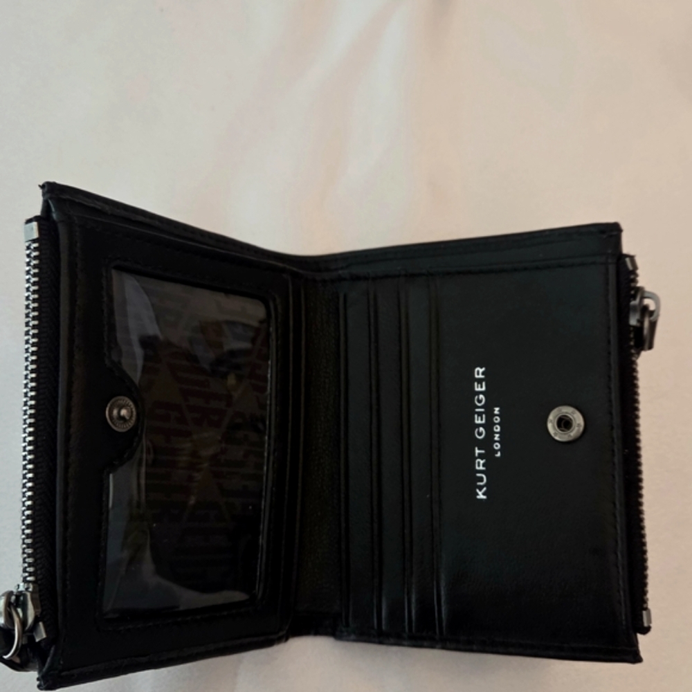 Kurt Geiger Black Quilted Leather Wallet. - Picture 5 of 5